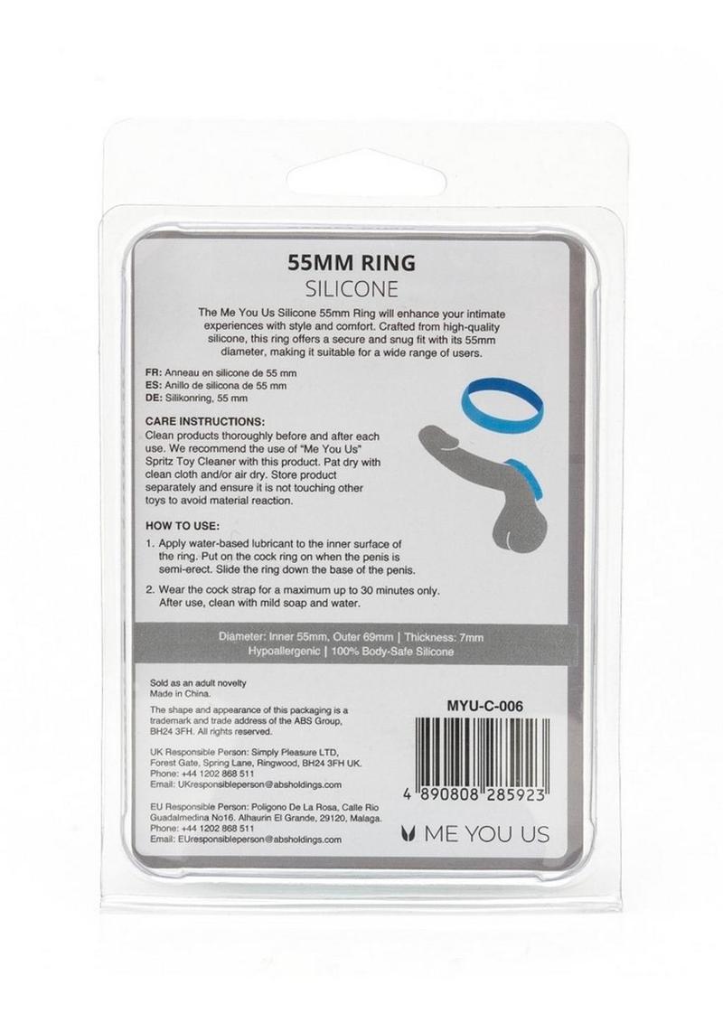 ME YOU US 55mm Silicone Comfortable And Flexible Cock Ring