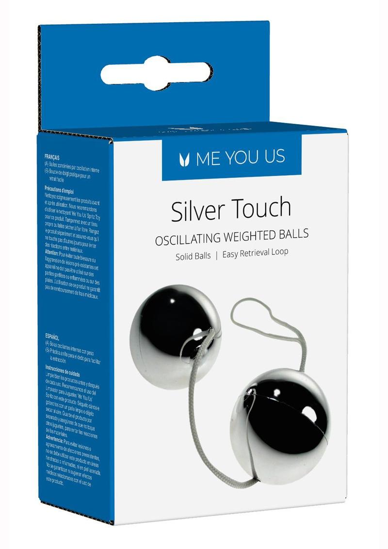Me You Us Silver Touch Oscillating Weighted Kegel Balls