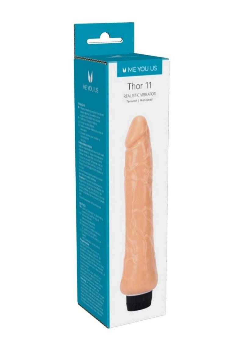 Me You Us Thor Realistic Multi Speed Vibrator Vanilla