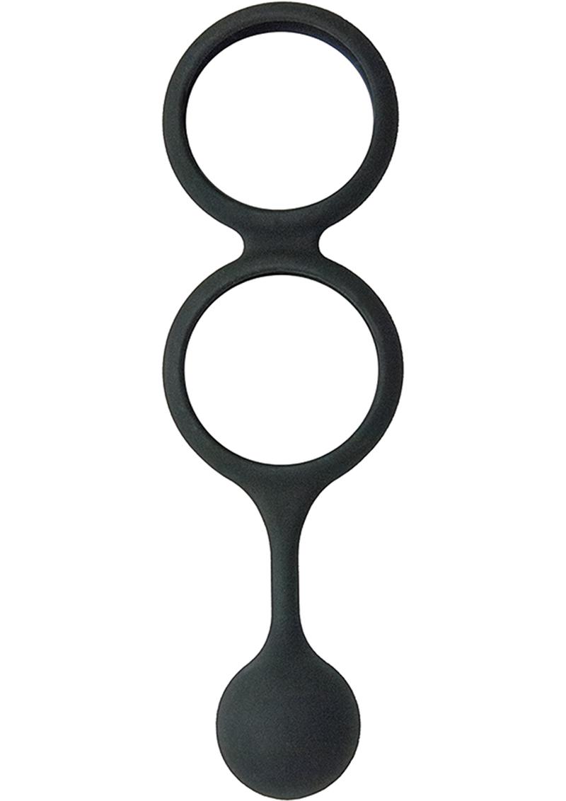 My Cock Ring Scrotum Ring with Ball Banger Silicone Cock Ring