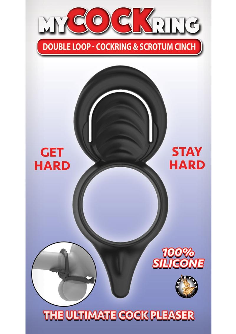 My Cockring Double Loop Silicone Cockring  for Enhanced Firmness
