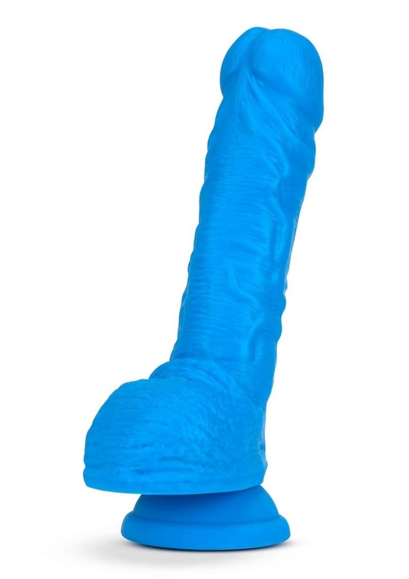Neo Fragrance-Free Dual Density Dildo With Balls