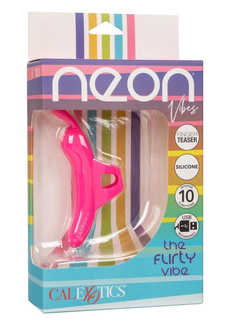 Neon Vibes Flirty Finger Vibrator