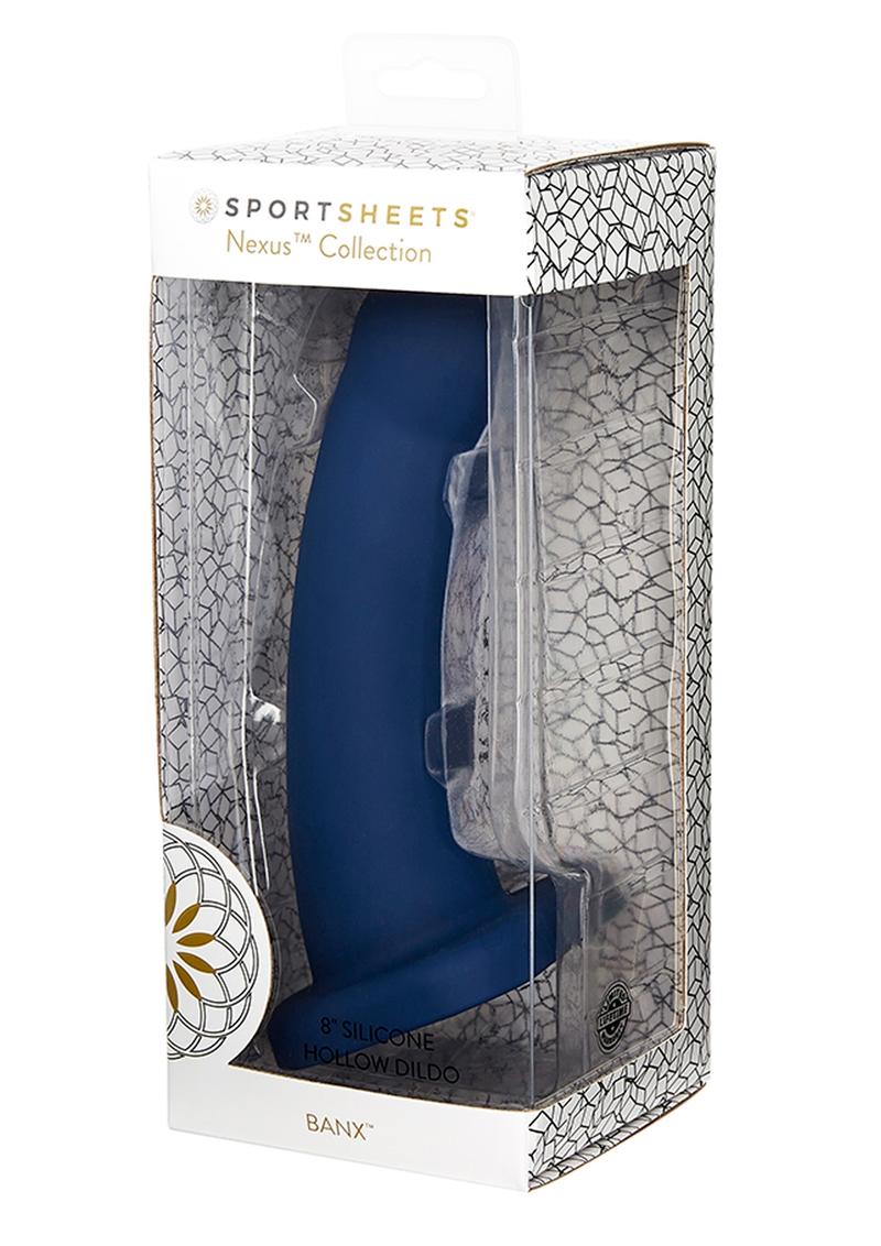 Sportsheets Nexus Banx Hollow ED-Friendly Silicone Dildo