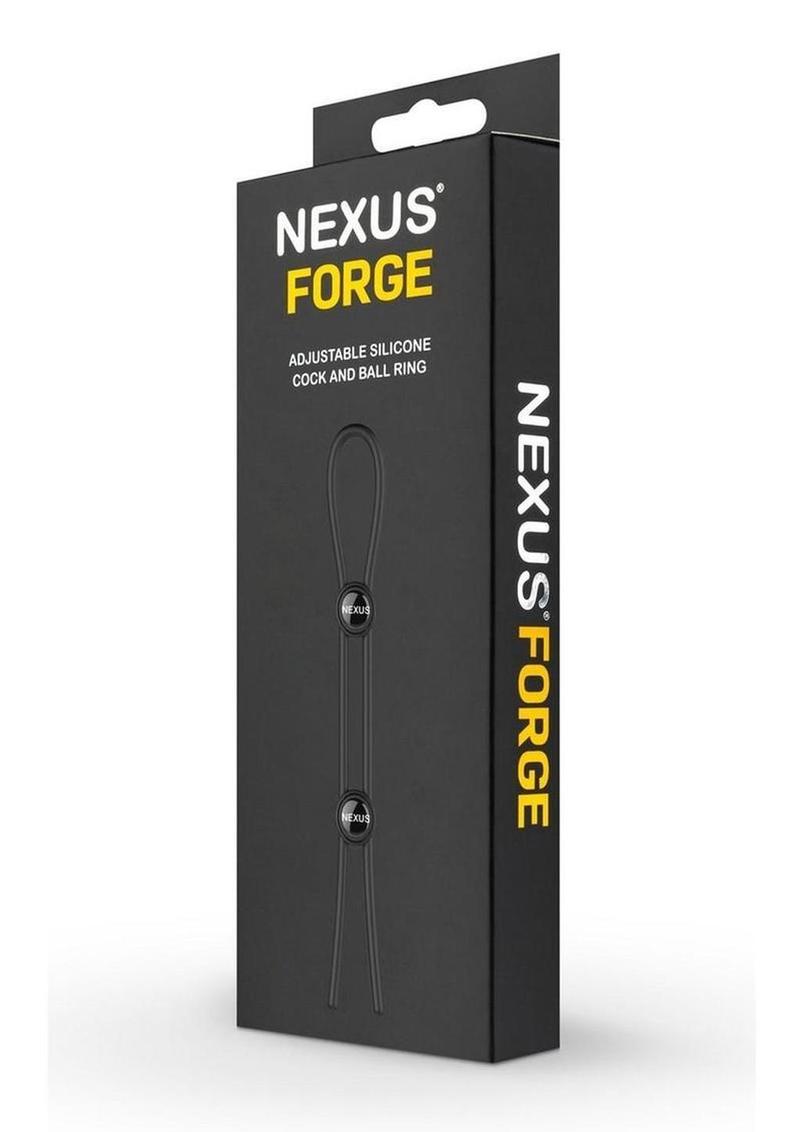 Nexus Forge Double Lasso Cock and Ball Ring