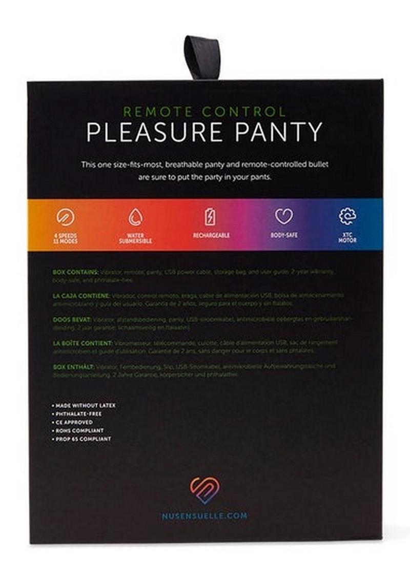 Nu Sensuelle Remote Control Pleasure Panty Vibrator