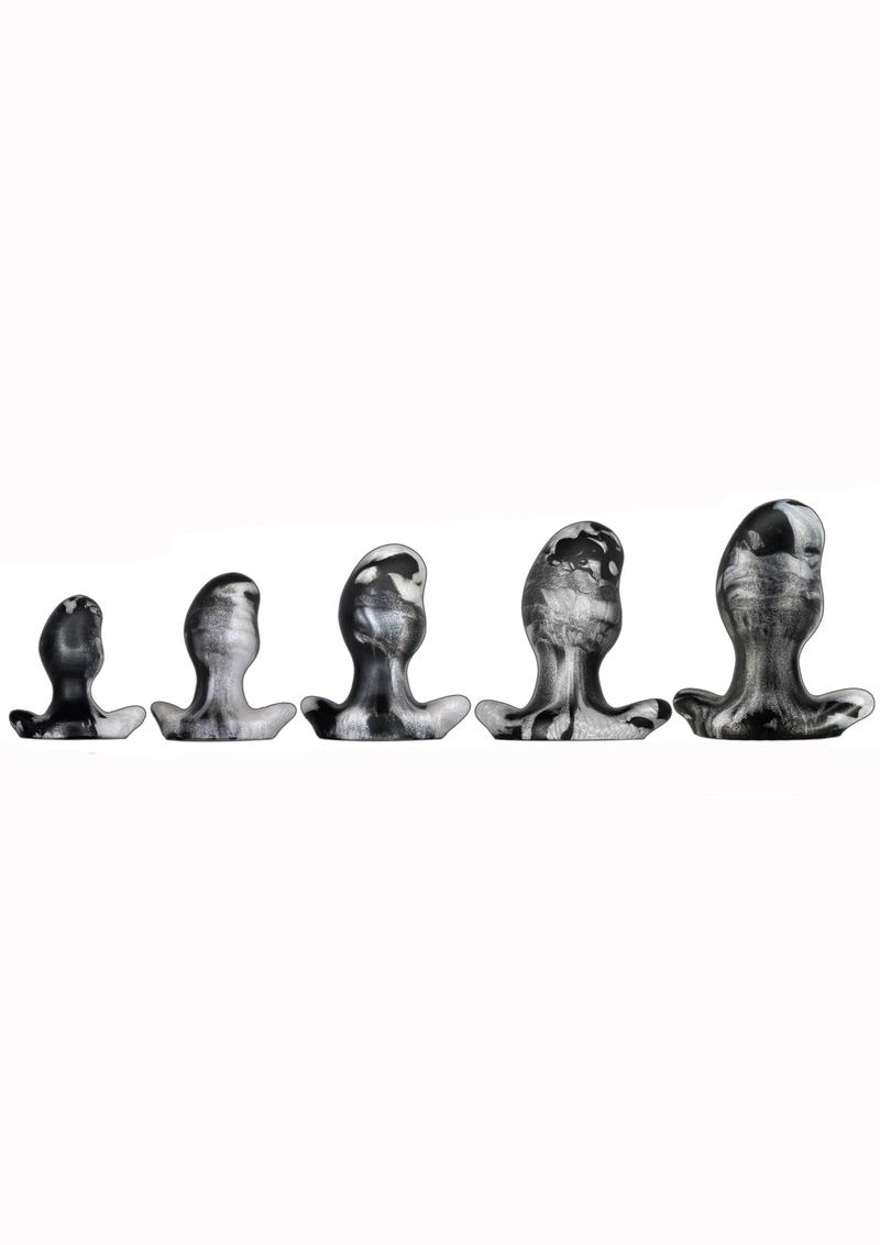 Oxballs Ergo Silicone Butt Plug Set Platinum Swirl
