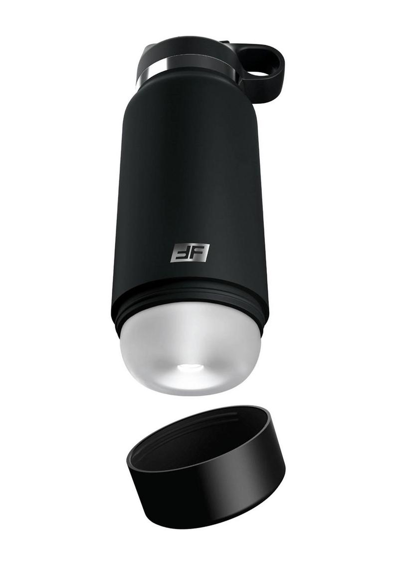 PDX Plus Fap Flask Thrill Seeker Discreet Stroker with Frosted Sleeve