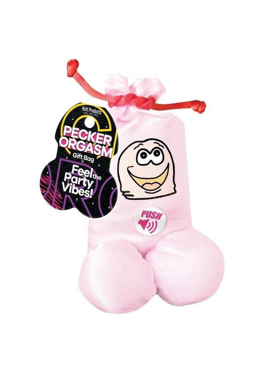 Pecker Orgasm Gift Bag Fun Party Vibes with Sound Effect