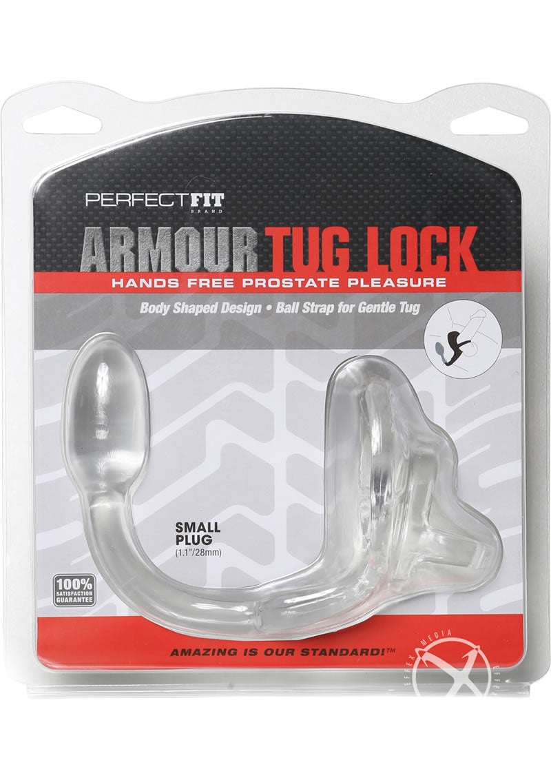 Perfect Fit Armour Tug Lock Prostate Plug Small