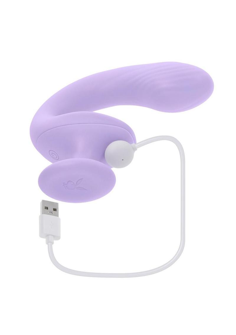 Playboy Rev Me Up Rechargeable Silicone Dual Vibrator