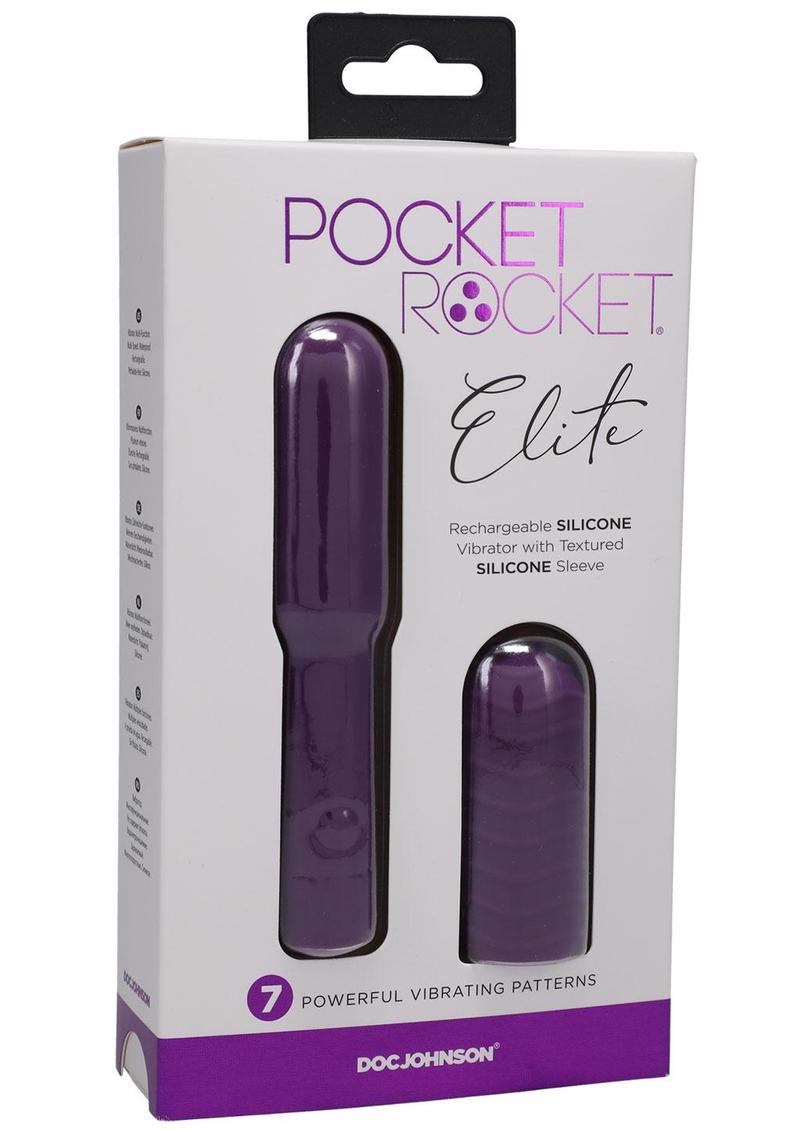 Pocket Rocket Elite Silicone Rechargeable Mini Vibrator
