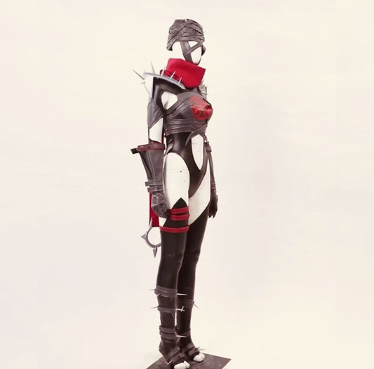 Top Level - Marvel Rivals Invisible Woman Malice Skin Cosplay Costume Full set