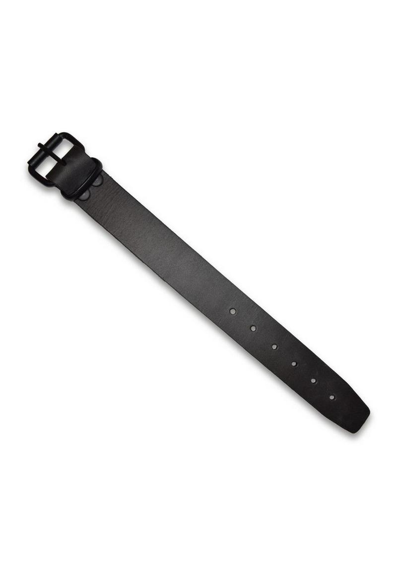 Prowler RED Leather Buckle Bicep Band Adjustable Fetish Arm Strap