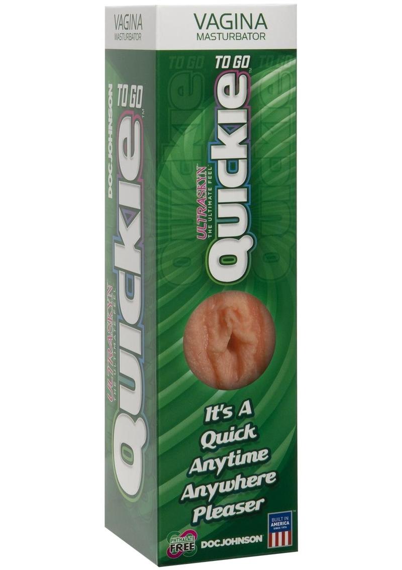 Quickie To Go UltraSkyn Vagina Masturbator Vanilla