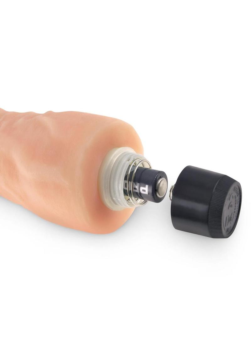 Wall Banger Vibrating Slim Waterproof Dildo With Balls