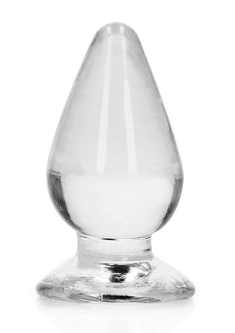RealRock Crystal Clear Anal Plug with Suction Cup