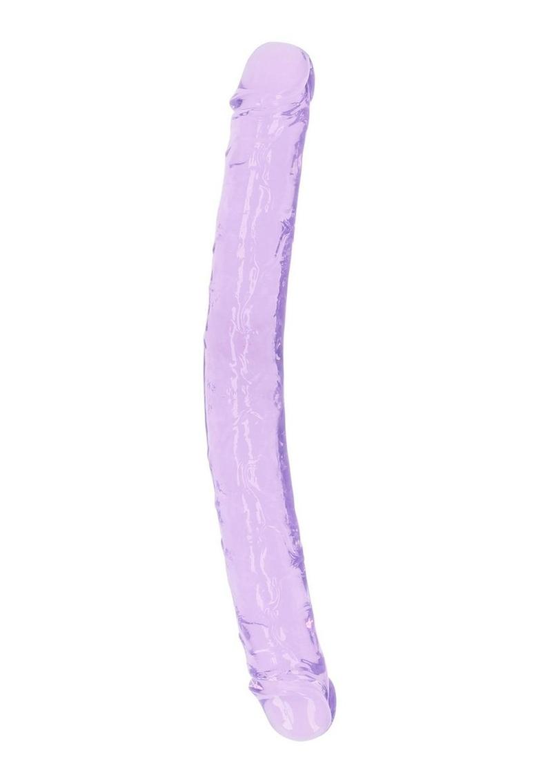 Realrock Crystal Clear Double Flexible And Safe Dong