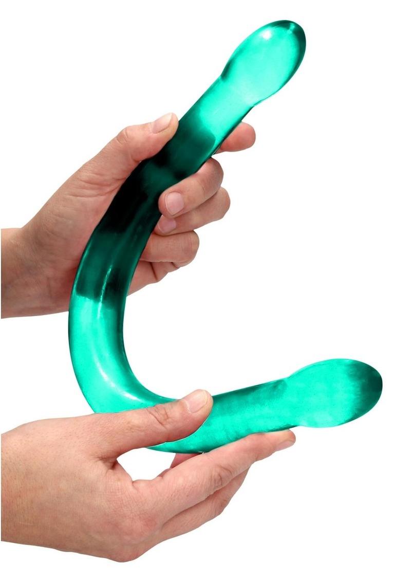 RealRock Latex And Phthalate Free Crystal Clear Double Dong