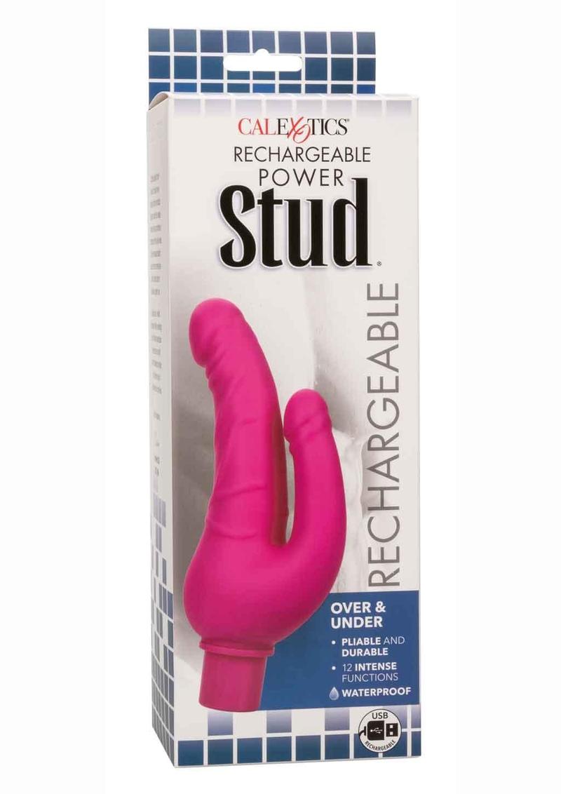 CalExotics Rechargeable Power Stud Over Vibrating Double Dong