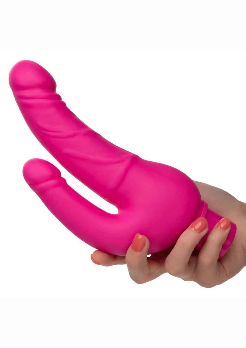 CalExotics Rechargeable Power Stud Over Vibrating Double Dong