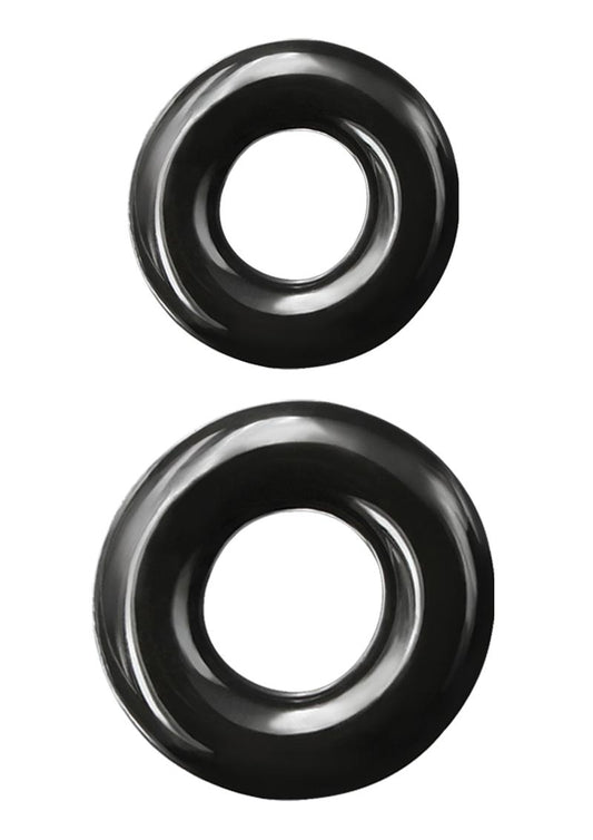 Renegade Double Stack Super Stretchable Cock With Clear Rings Set