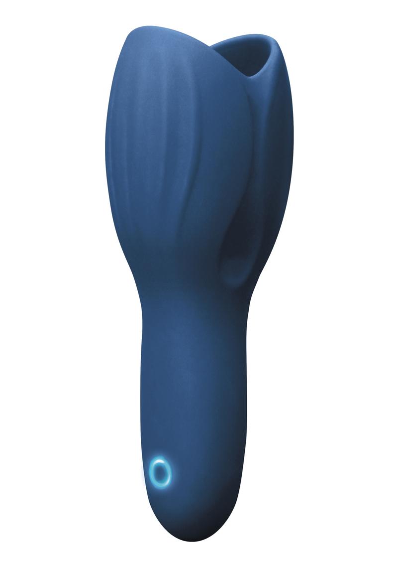 Renegade Vibrating Head Unit Rechargeable Silicone Masturbator Sleeve
