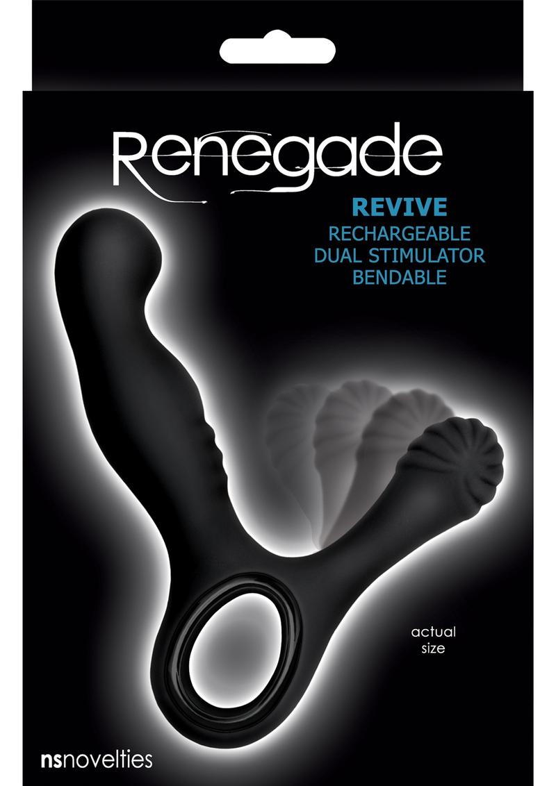 Renegade Revive Dual Stimulator – Bendable Silicone Prostate