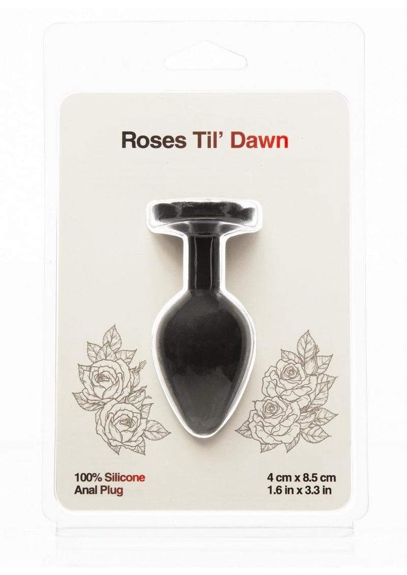 Roses Til' Dawn Silicone Butt Plug Sizes