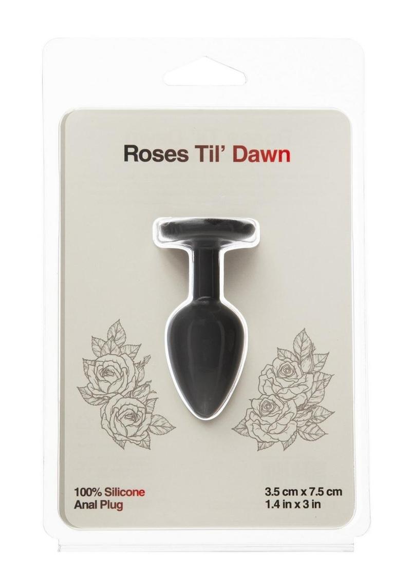 Roses Til' Dawn Silicone Butt Plug Sizes