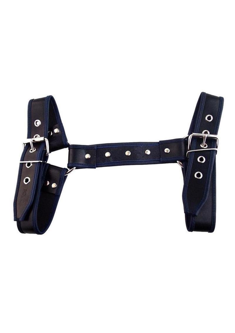 Rouge Leather Halter Harness Trim And Adjustable Buckles