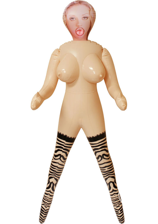 Roxanne Inflatable Passion Doll 3 Holes And Erect Nipples
