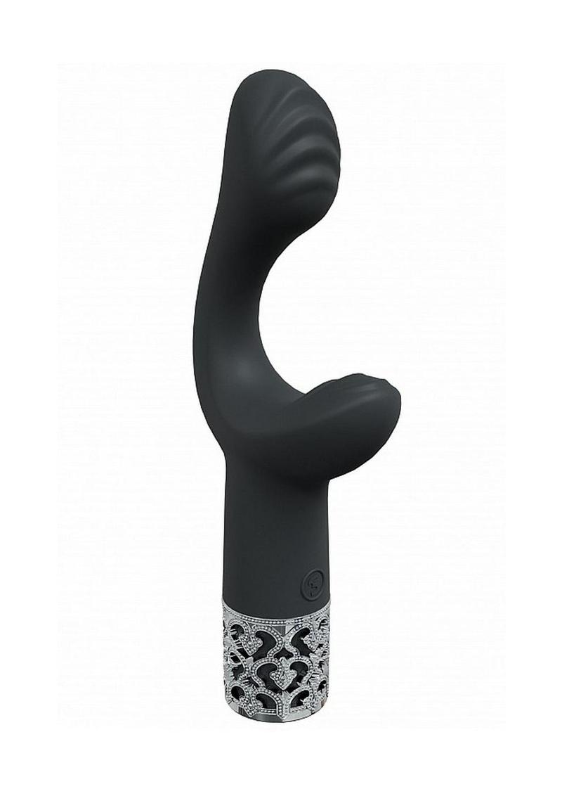 Royal Gems Majestic Waterproof Rechargeable Silicone Vibrator