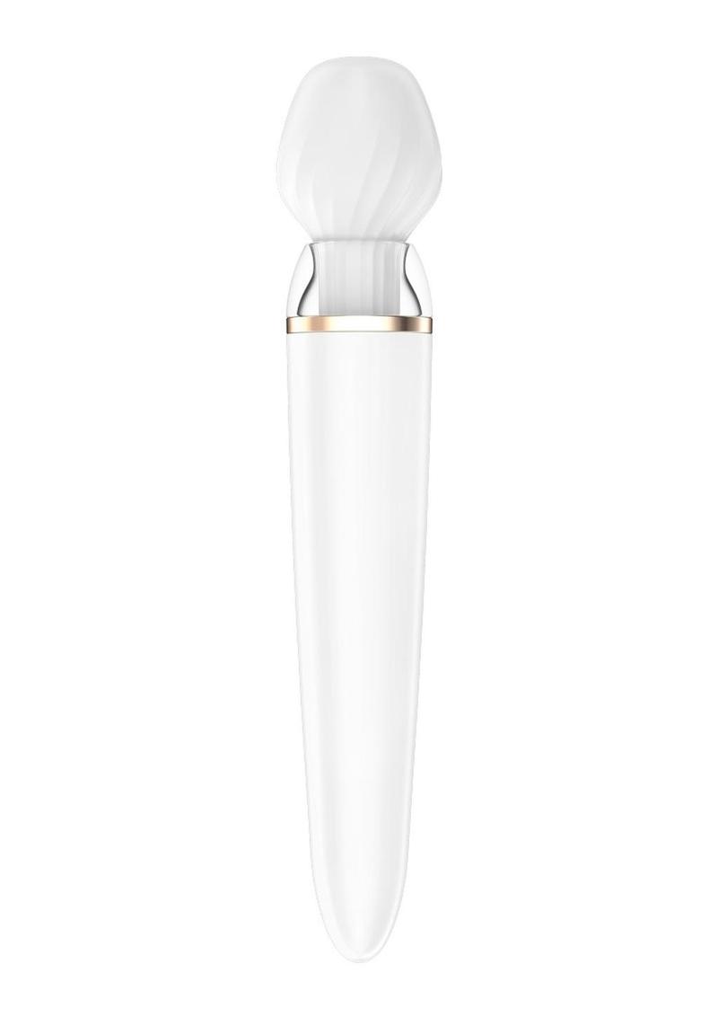 Satisfyer Double Wand-er Waterproof Massager with Attachment