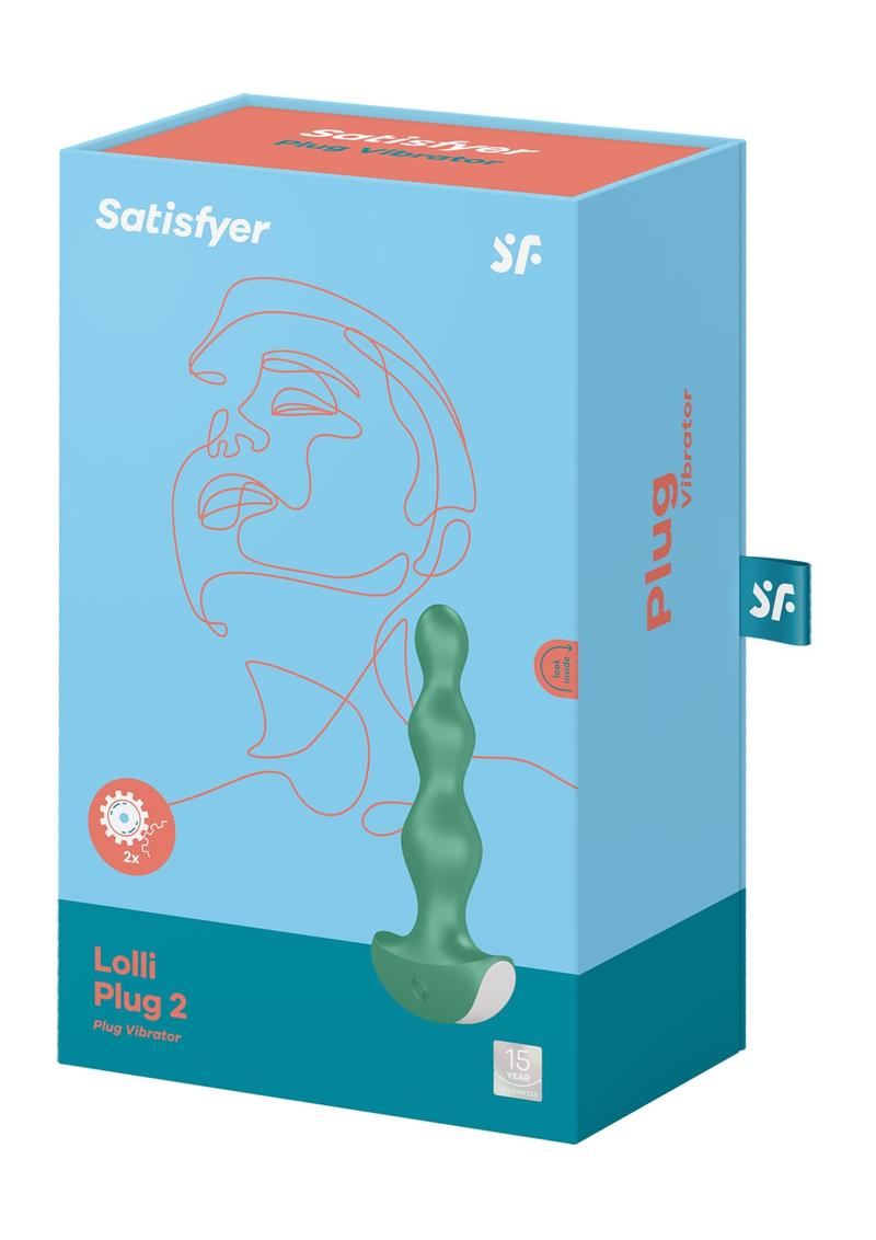 Satisfyer Lolli Beaded Vibrating Anal Plug with Dual Motors