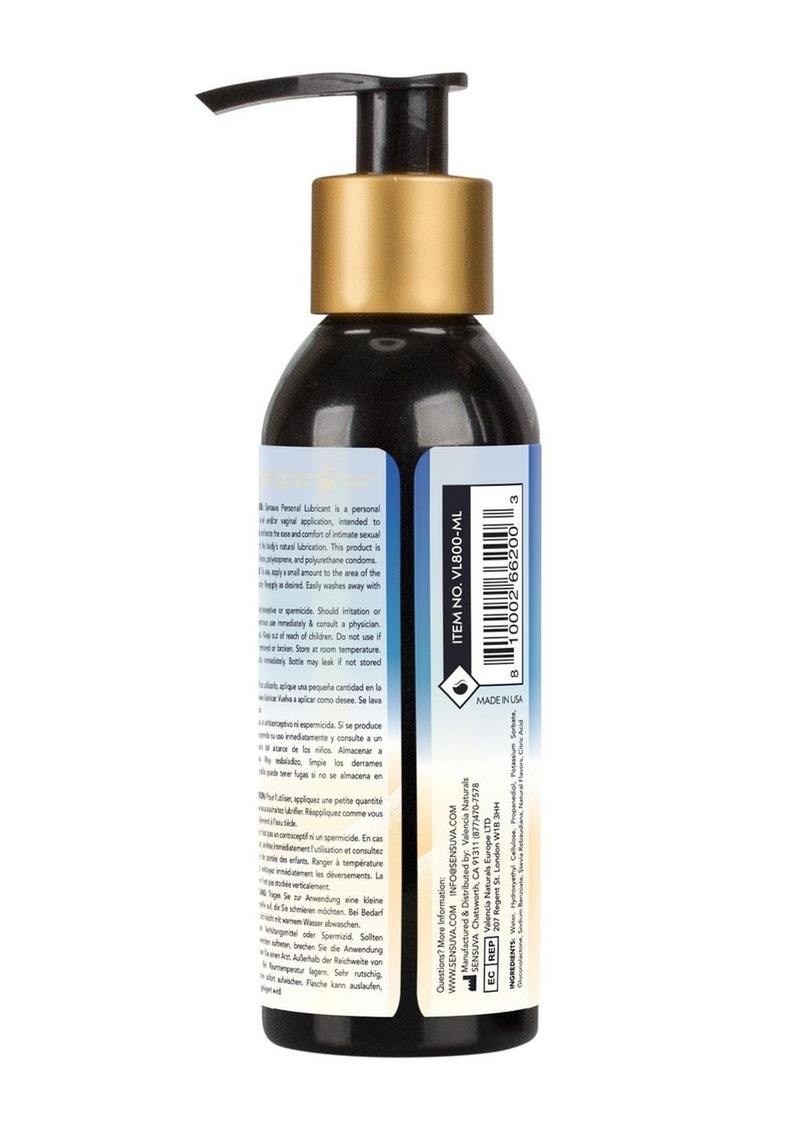Sensuva Water Based Jelly Personal Lubricant