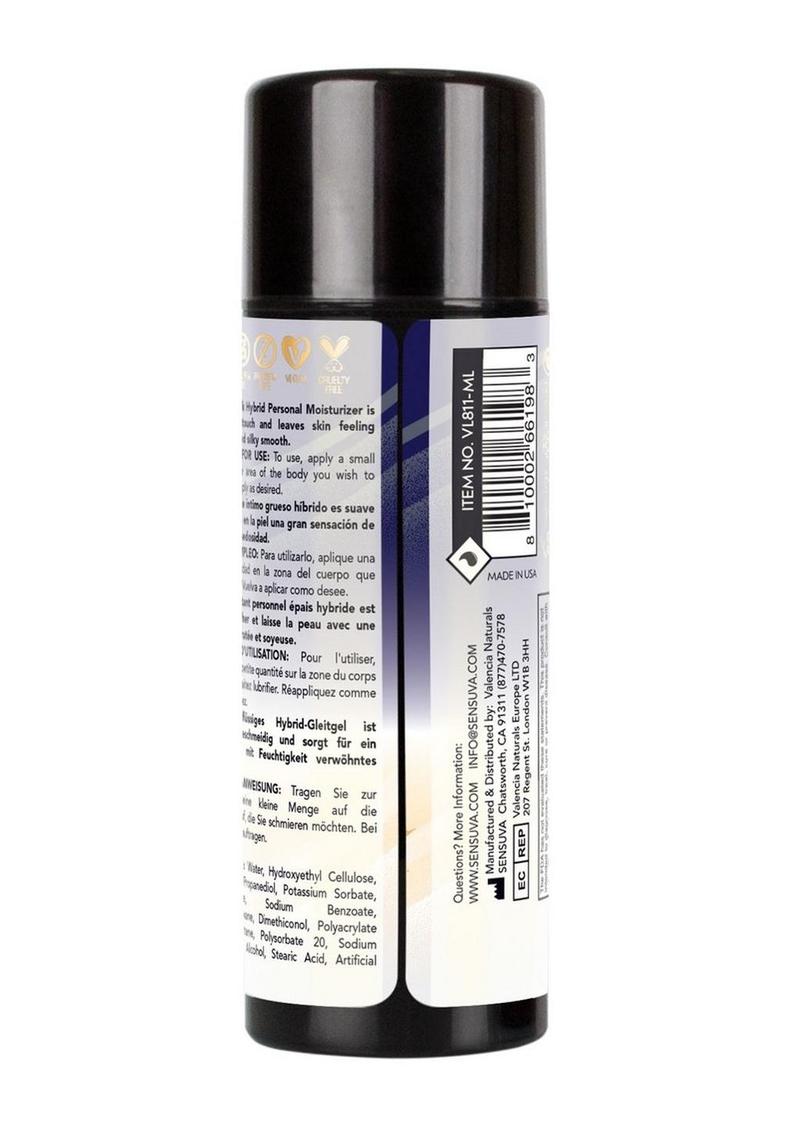 Sensuva Ultra Thick Anal Hybrid Personal Moisturizer