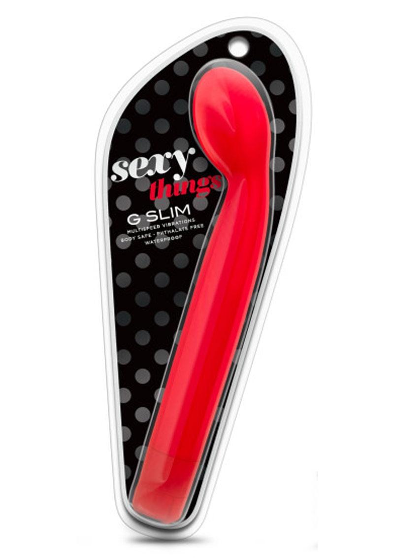 Sexy Things G Slim Scarlet Red Multispeed Waterproof G-Spot Vibrator