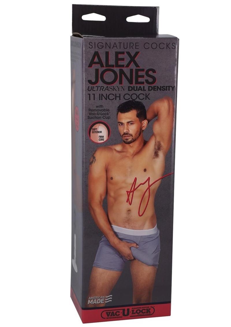 Alex Jones Ultraskyn Dual Density With Removable Vac-U-Lock Suction Cup