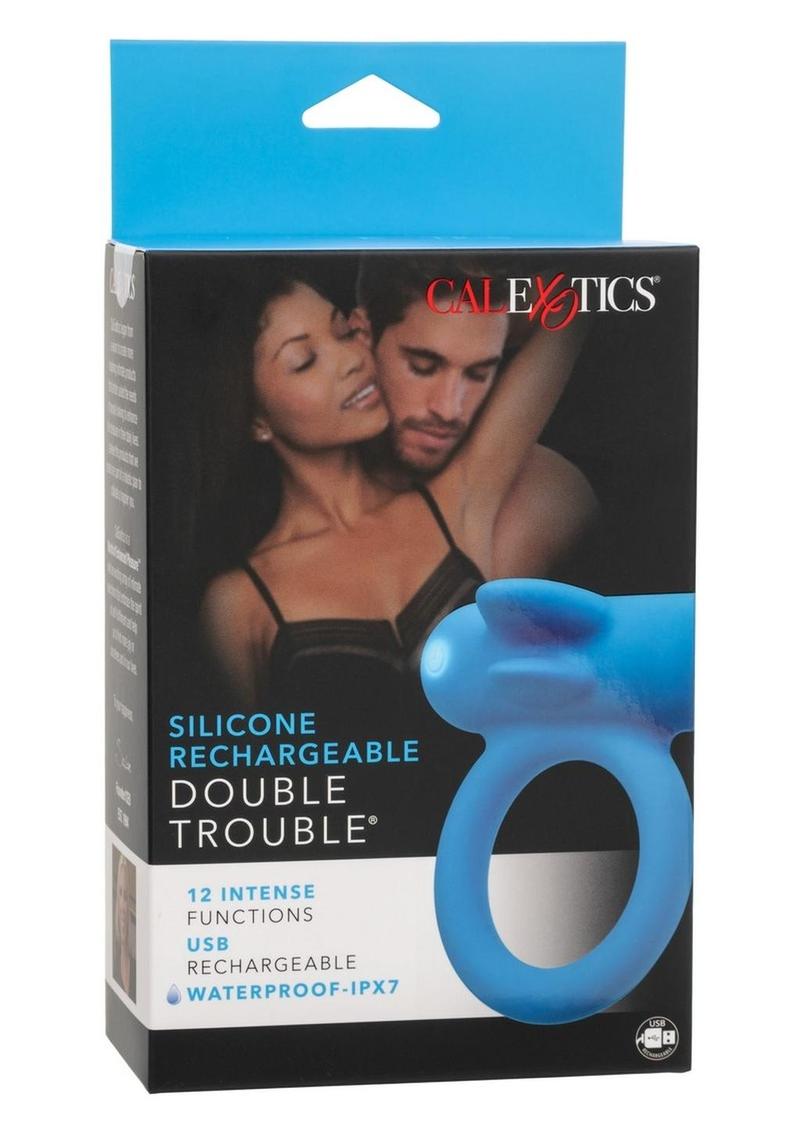 CalExotics Silicone Double Trouble Cock Ring