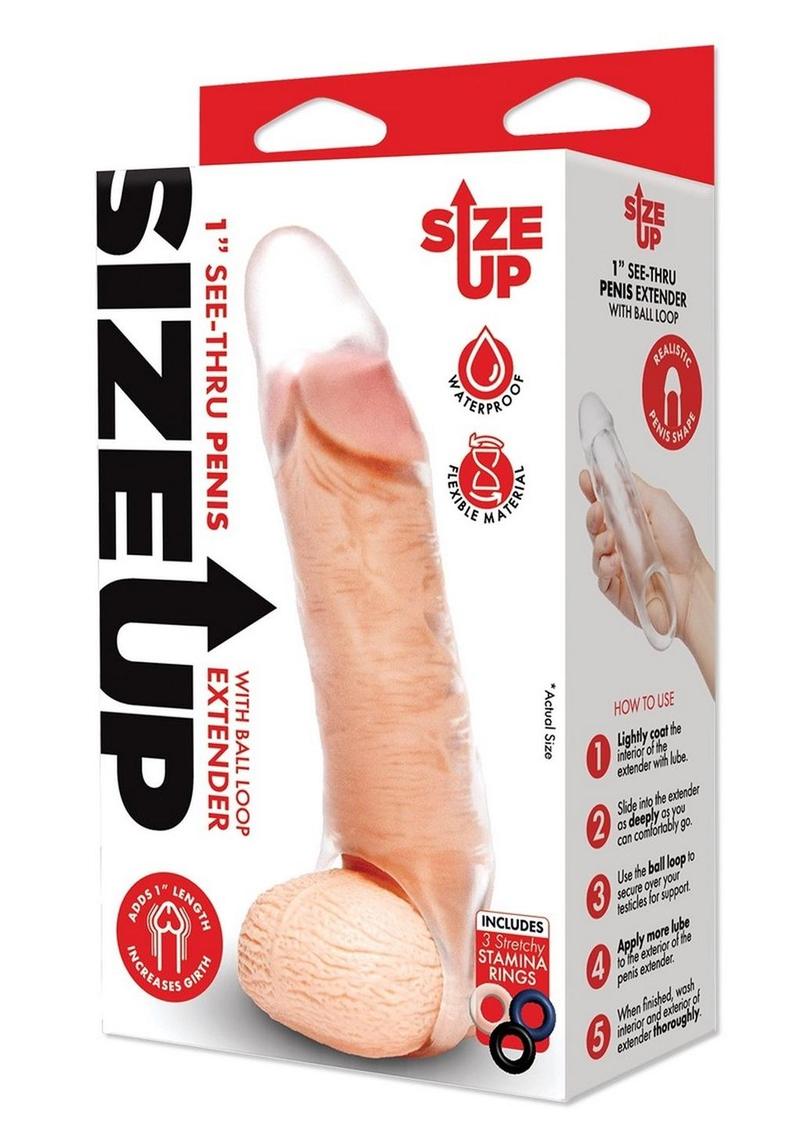 SIZE UP Classic See-Thru Penis Extender