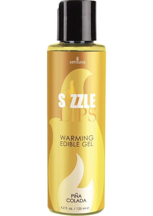 Sensuva Sizzle Lips Piña Colada Warming Edible Gel