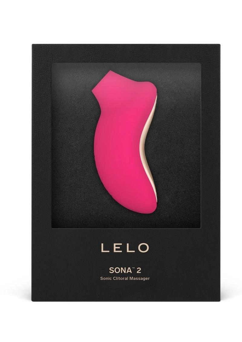 LELO SONA Sonic Clitoral Massager Midnight Black
