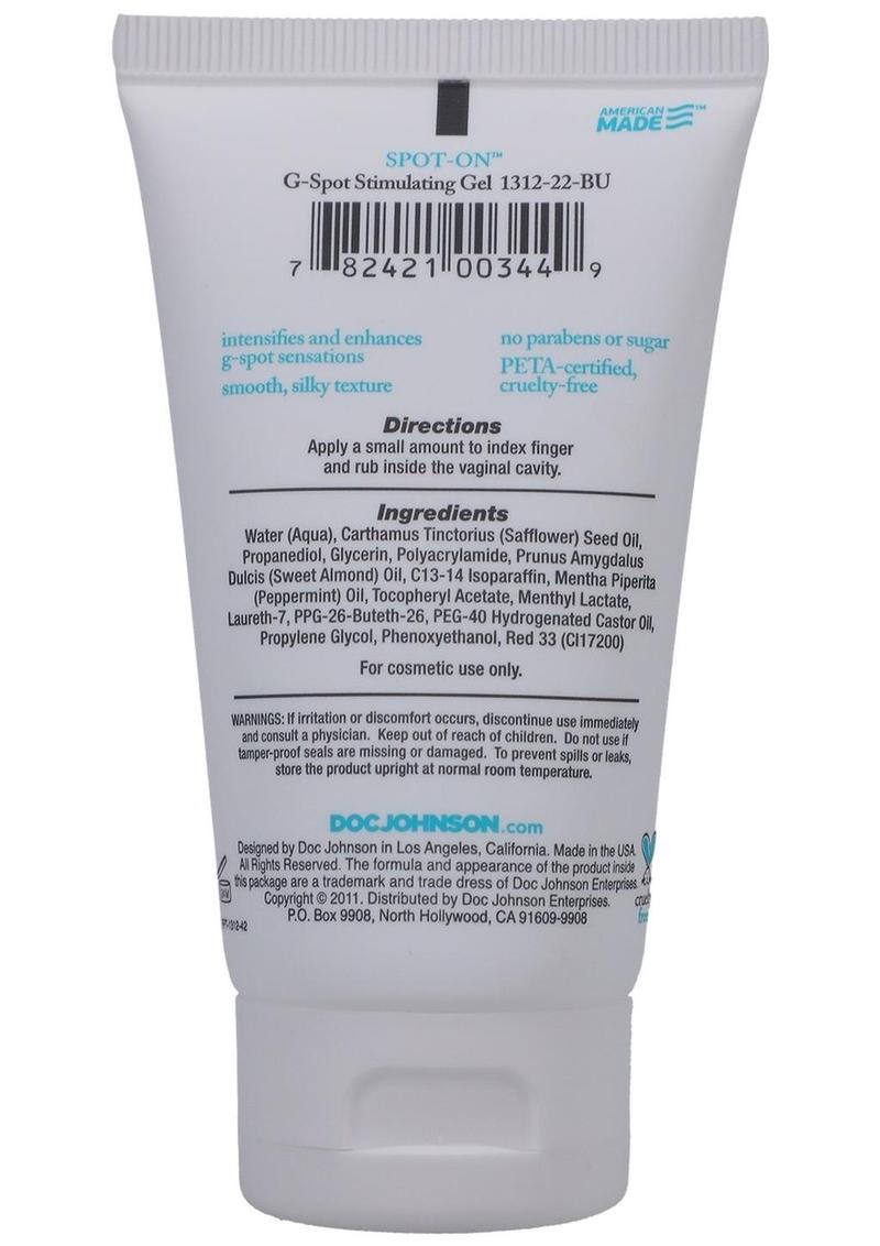 Spot-On G-Spot Stimulating Gel for Women