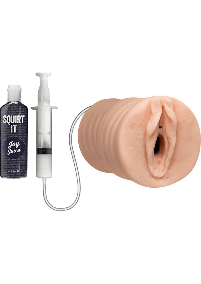 Doc Johnson Squirt It Ultraskyn Squirting Pussy Masturbator