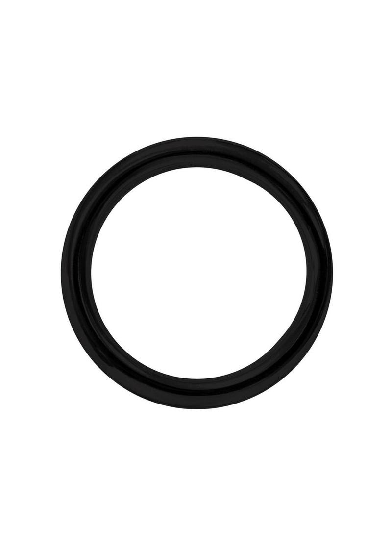 Stainless Steel Round Cock Ring 45mm Silver With Body-Safe