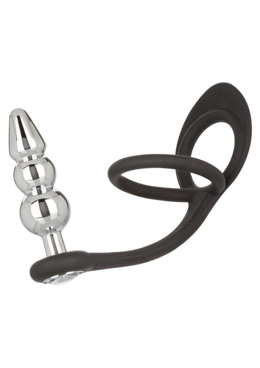 Star Fucker body-safe Beaded Plug with Silicone Dual Enhancer