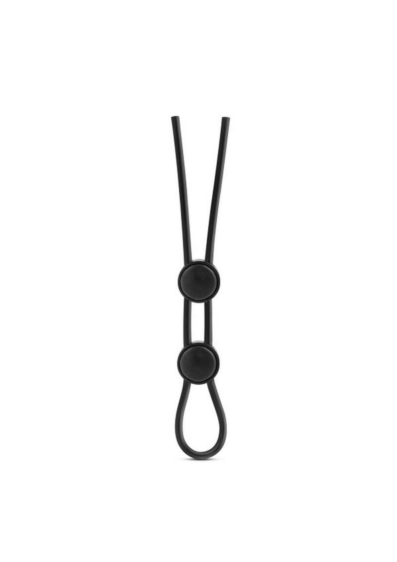 Stay Hard Silicone Double Loop Adjustable Cock Ring