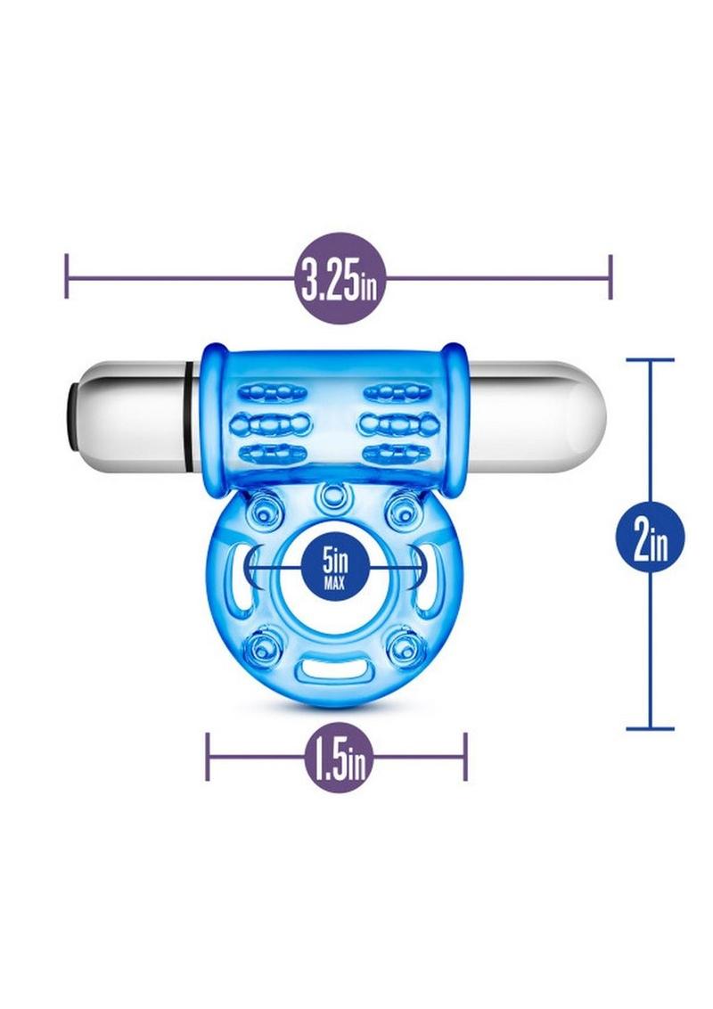 Stay Hard Vibrating Waterproof And Body Safe Bull Ring