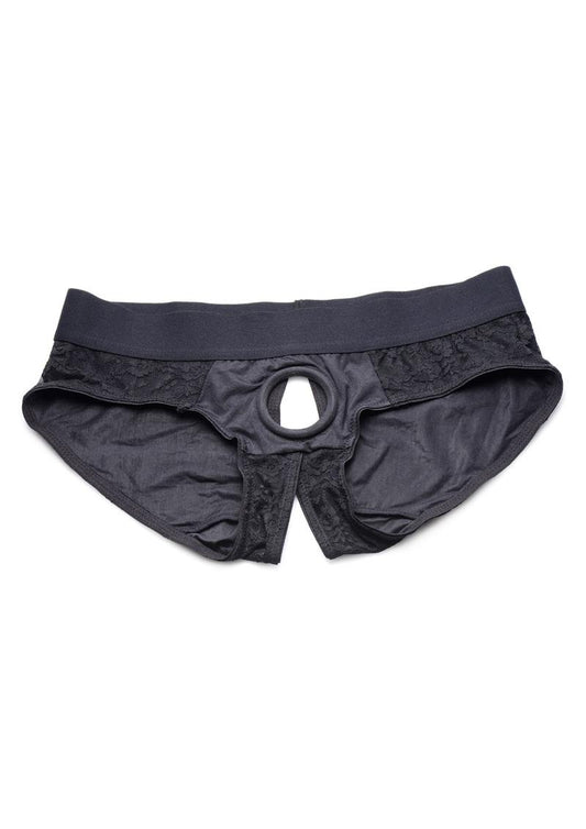 Lace Envy Crotchless Panty Harness